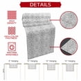 thumbnail image 5 of Boho Black Pattern Table Runner 72 Inches Long,Modern Geometric Southwestern Vintage Cotton Linen Table Runners Dresser Scarves,Decorative Tabletop Scarf Furniture Cover for Home Dinner Party 13"x72", 5 of 8