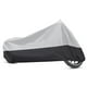 thumbnail image 1 of Funda para motocicleta, cubierta completa para motocicleta, resistente al agua, para exteriores, protector contra el polvo y la lluvia, 190T, XXL, tono plateado, negro, para Yamaha V-Star XV XVS XVZ Road Star para Harley Touring Cruiser Full Dress Unique Bargains cubiertas para vehículos de deportes motorizados, 1 of 1