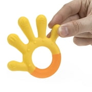 Nuby 3-Step Soothing Teether Set for Infants, Green/Blue/Yellow Unisex Baby Teethers, 3 Count