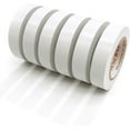 thumbnail image 5 of Viaky 6 Pack Electrical Tape 0.6" x 50' Industrial Duct Tape Rolls, Rated to 176 Degrees & 600 Volts, Vinyl Insulating Sticky Backing, Perfect for Electric Wiring Projects (6 White), 5 of 6