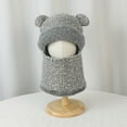 thumbnail image 3 of Auroural Mask Balaclava Winter Face Mask for Kids Warm Hood Cover Hat Cap Scarf 4-10 Years Old Boys And Girls Winter Plus Velvet Warm Ear Protection Wool Hat Cute Scarf Mask Integrated Knitted Hat, 3 of 6