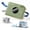 1 Green A30 Printer+1 Roll White Sticker Label+1 Roll Blue Ribbon, variant on Phomemo A30 Half-Inch Ribbon Label Maker, Thermal Transfer Bluetooth Portable Mini Label Printer, Rechargeable Sticker Printer for Gift & Clothing Tags