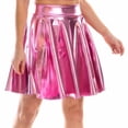 thumbnail image 7 of Women's Sexy Pleated Mini Skirt, High Waist Bodycon Short Skirt, Party Club Skirt for Stage Performance, Night Out and Dance,Pink,S, 7 of 7