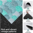 thumbnail image 3 of Turquoise Floral and Petal Pattern Kitchen Rugs Sets Of 3,Kitchen Runner Rugs Non Skid Washable,Decorative Kitchen Floor Mats for Kitchen,Sink,Laundry,17"x30"+ 17"x47" + 17"x59", 3 of 6