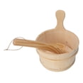 thumbnail image 3 of Bucket And Ladle Set, 4L  Bucket Spoon Set High Temperature Resistance  For Steam Room, 3 of 8