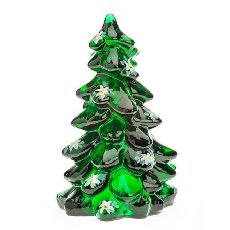 Mini Glass Christmas Tree - Green