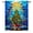 Christmas Tree, variant on 4th of July Double Sided Garden Flags, Patriotic Dog American Flag House Flags for Outside, Outdoor Flags for House, 28 x 40in