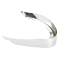 thumbnail image 1 of Motorcycle Helmet Rear Spoiler PC Trim for Helmets Spoiler Big Tail Motorbike Grp for GP Round Silver, 1 of 9