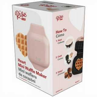 HOLSTEIN HOUSEWARES 760 W 4-Section Heart-Shaped American Waffle Maker,  Lavender HF-09031L - The Home Depot
