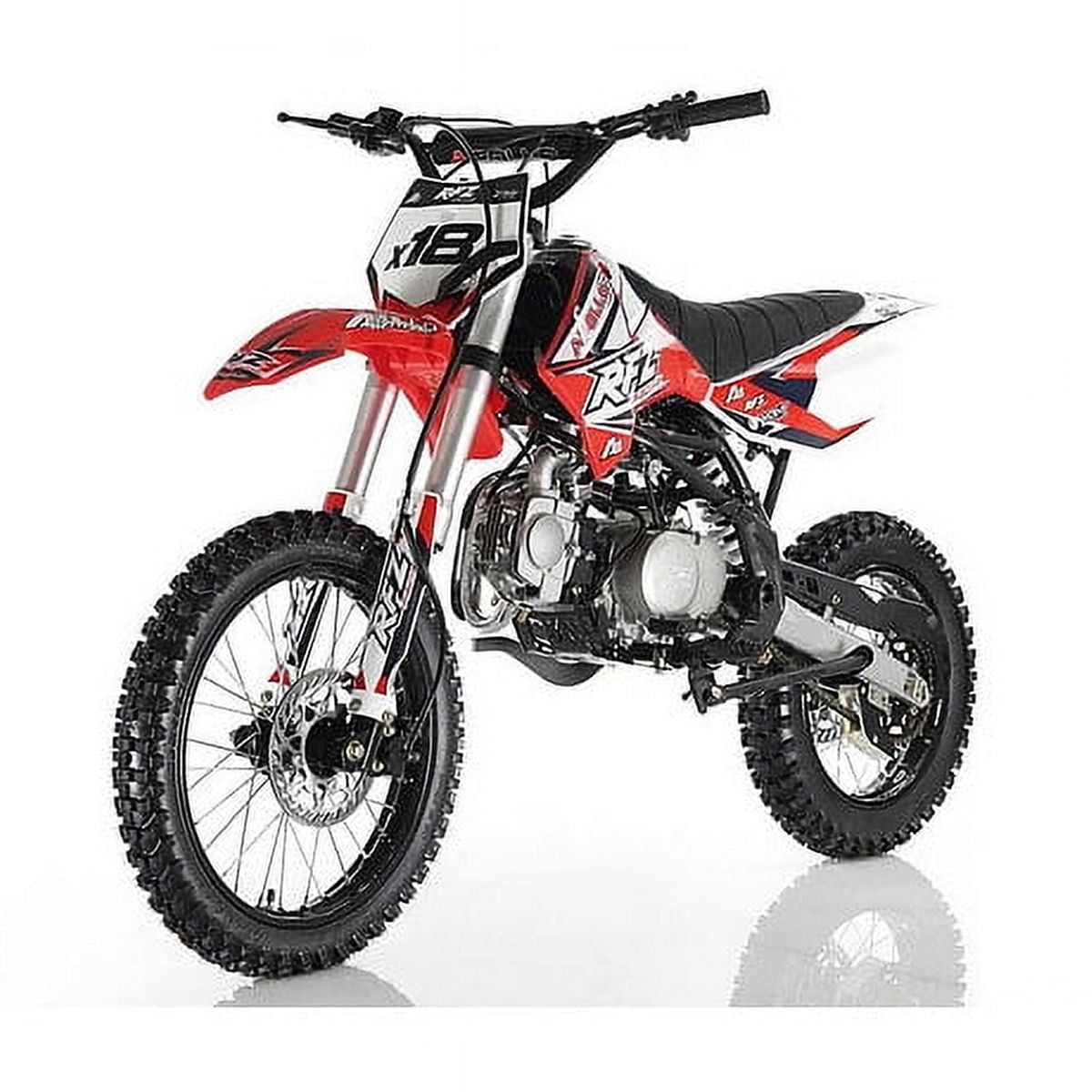 Apollo DB X18 125CC Vitacchi Gas Dirtbike, Manual Kick Start