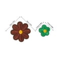 thumbnail image 6 of HEANUJJ 50Pcs Flower Embroidery Iron on Patches Sunflower Design Decorative Applique for Clothing Repair, 6 of 8