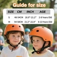thumbnail image 6 of Kids Bike Helmet, Toddler Bicycles Helmets for 3-12 Boys Girls, Adjustable Cycling Multi-Sport Child's Helmet for Roller Skating Scooter, 6 of 15