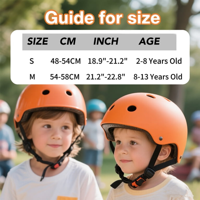 Kids Bike Helmet, Toddler Bicycles Helmets For 1-8 Years Boys Girls,  Adjustable Cycling Multi-Sport Child's Helmet for Football Roller Skating  Scooter