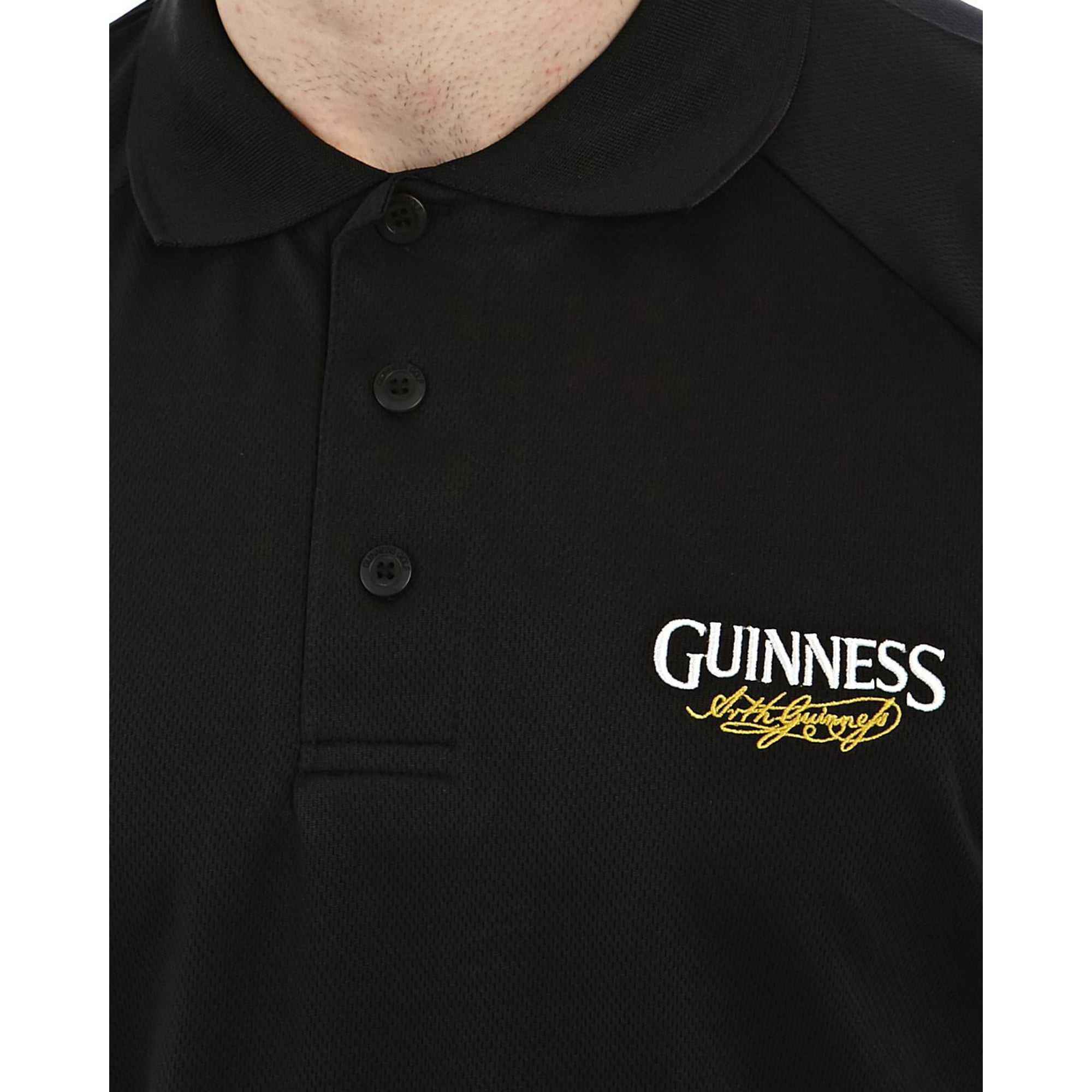 Guinness Performance Golf Shirt XX Large Black Walmart