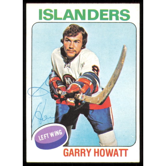 Garry Howatt Autographed 1975-76 Topps Card #54 New York Islanders SKU #255363