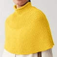 thumbnail image 2 of Aocisk Femmes Automne Hiver Décontracté Tricoté Col Roulé Cape Châle Vêtement d'Extérieur YE1 m, 2 of 3