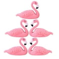 thumbnail image 1 of 5pcs Resin Mini Flamingo Creative Resin Mini Flamingo Cake Decoration for Party (Pink), 1 of 5