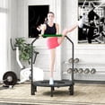 thumbnail image 2 of Soozier Trampoline de Rebond 40 Pouces pour Adulte avec Poignée Ajustable, Vert, 2 of 10