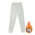 thumbnail image 5 of mgoYE Girl Winter Thick Warm Pant Printing Lined Legging Tight(Light Gray,11-12 Years), 5 of 7