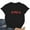 Black, variant on Strawberry T-Shirts for Women Fruit Graphic Print Short Sleeve Crew Neck Tees Garden Clothing Gardener Gift Tops