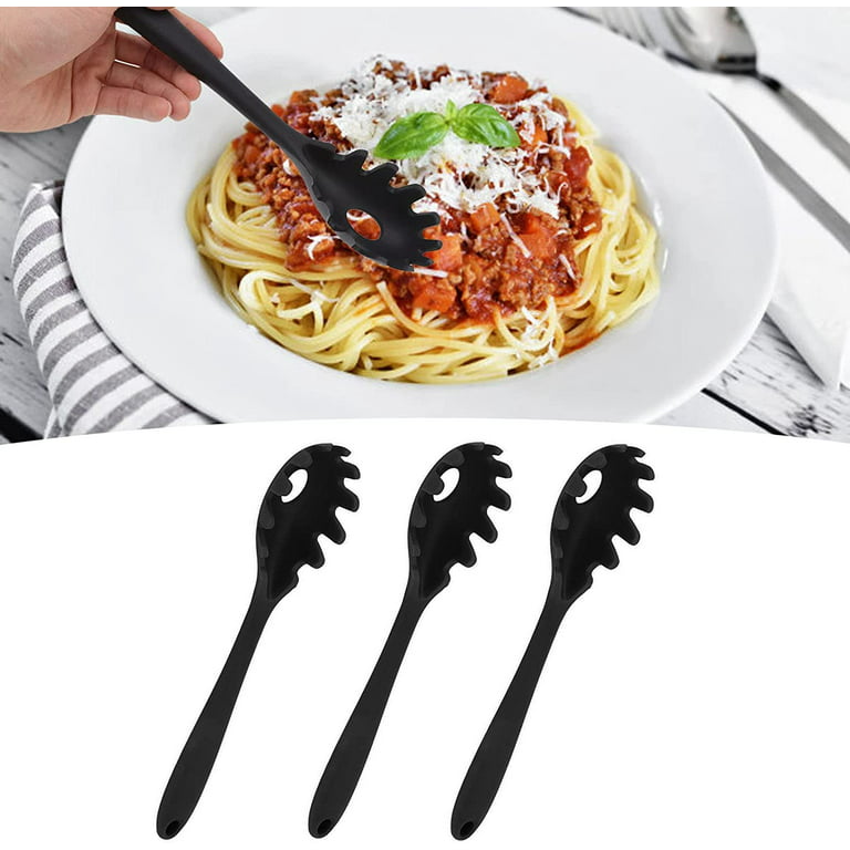 3 Pcs Silicone Pasta Fork, Spaghetti Spoon Spaghetti Server, Pasta