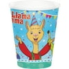Club Pack of 96 Blue and Red "Llama Llama" Printed Party Cups 3.75"
