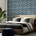 thumbnail image 6 of Arthouse Irene Navy Painted Canvas Wallpaper, 6 of 7