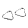 thumbnail image 5 of Uxcell Camera Strap Lug Ring Metal Triangle Split Ring Hook Adapter Universal, Silver 8 Pack, 5 of 7