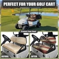 thumbnail image 4 of HUIACONG Cross Universal Golf Cart Seat Towel Blanket, Comfortable Universal Fit Elastic 2-Seater Golf Cart Seat Towel Blanket for Club Car 2-Seater Cart, 4 of 7