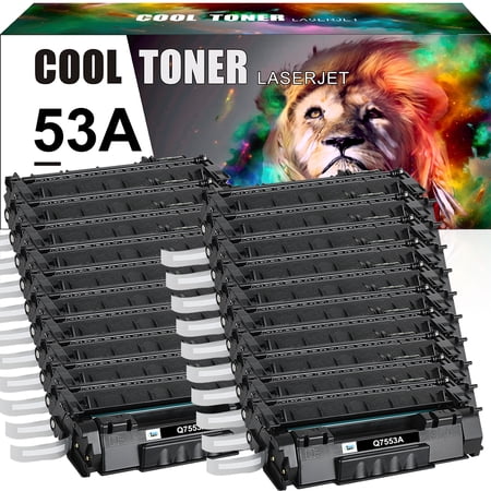 Cool Toner Compatible Toner Replacement for HP Q7553A 53A for HP P2014 P2014n P2015 P2015d P2015dn P2015x Printer(Black  20-Pack) price history on PriceWatchPro