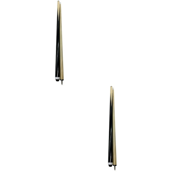 2pcs Pool Sticks 57 Inch Wooden Billiard Cue Hard Wood Pool Cues for Begginer Starters