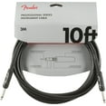 thumbnail image 2 of Fender Professional Series 10-Foot Instrument Cable, Straight-Straight, Black - 2 Pack, 2 of 4