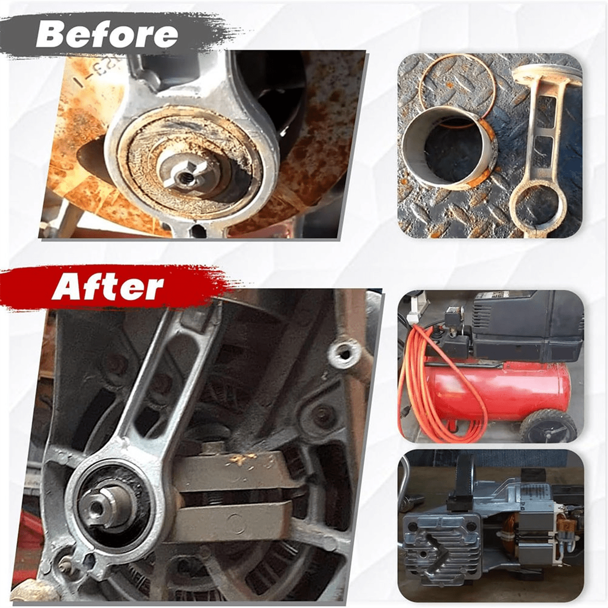 Piston Type Air Compressors Connecting Rod, Easy To Use Practical Strong Aluminum Rod Lightweight For Pump Accessories