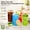 4 Pack Clear, variant on Glass Cups with Bamboo Lids and Straws, 20 Set 16 oz Reusable Iced Coffee Tumblers, Beer Can Drinking Jars for Smoothies, Whiskey, Boba, Soda, Tea Gift Set
