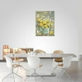 thumbnail image 3 of Farmhouse Flower Wall Art Rustic Yellow Floral Pictures Wall Decor Country White Flower Painting Canvas Prints Home Artwork Framed Decor for Kitchen Bathroom Bedroom Living Room,16'''' x 12'''', 3 of 6