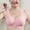 Pink, variant on Wireless Bras for Women,Womens Bras,Stretch Fabric,Breathable,Solid,Nylon,Spandex,Beige,S(US:4)
