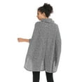 thumbnail image 4 of KingShop Womens Versatile Scarf Ponchos Sweater Shawl Poncho Cape Cardigan Capes Shawls Capes Poncho Coat, 4 of 6