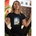 thumbnail image 2 of Pastell You Make Me Smile T-Shirt Womens -Charlotte Bird Designs, Female Regular Fit, 2 of 4