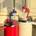 thumbnail image 3 of 2 Pack Dragon Straw Cover Toppers Compatible for Stanleys 30oz 40oz Straw Cup, 3 of 5