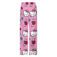thumbnail image 5 of Hello Kitty Womens Comfy Pajama PJ Pants Lounge Pants Sleepwear Drawstring PJ Bottoms Pants, 5 of 7