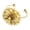 Gold, variant on Women's Adjustable Ring with Daisy Sunflower and Zircon Accent Durable Alloy Open Ring Fashionable Gift Jewelry for Her Modern Design