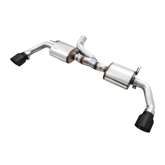 AWE 3015-33003 Tread Edition 304 SS Axle-Back Exhaust System with Split Rear Exit for 2012-2018 Jeep Wrangler