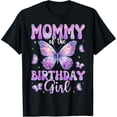 thumbnail image 2 of 100% Cotton Mommy Of The Birthday Girl Butterfly Family Matching T-Shirt, 2 of 5