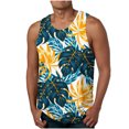 thumbnail image 2 of LSLJS Débardeur Floral Hawaïen d'Été pour Hommes Nouvelle Mode Décontractée Imprimé Sport Col Rond, 2 of 5
