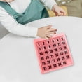thumbnail image 2 of Xingzhi Digital Puzzles Toys Math Educational Toys Game for Training Exercise pink 35 cubes, 2 of 9