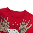 thumbnail image 6 of Lovebay 1-6T Kids Boys Girls Ugly Christmas Sweater Crewneck Pullover Xmas Tops - Red Raunchy Reindeer, 6 of 8