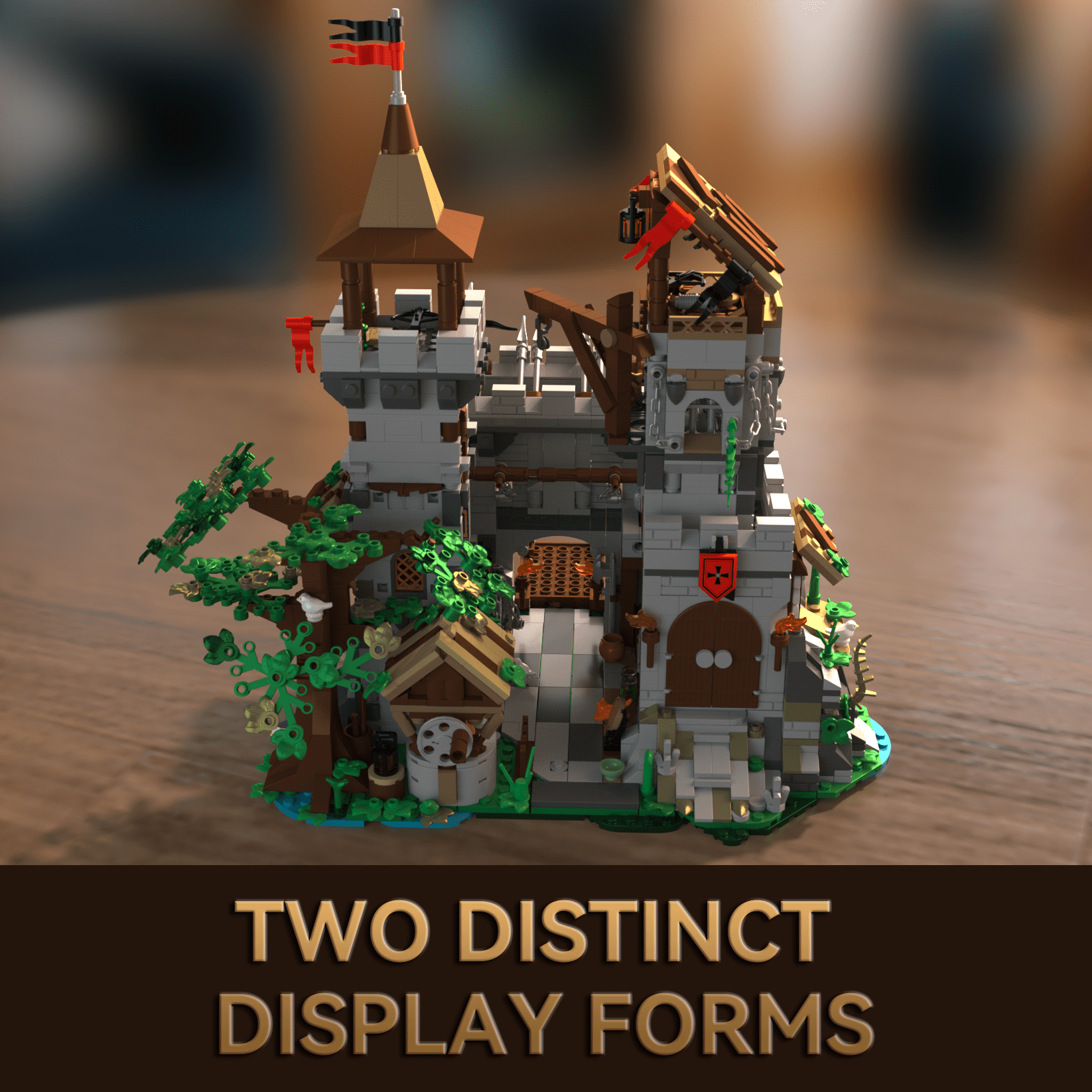 Creative Building Block Model Kit - Holy Spirit Knight's Fortress, DIY Assembly for Adults & Teens 14+, 2568PCS