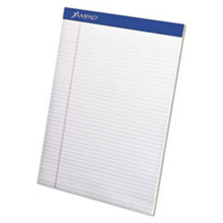 - Tops Products 20315 Mead Legal Ruled 8.5 x 11 Pad, White - 50 Sheets