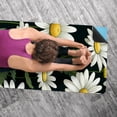 thumbnail image 5 of Daisy 72.8"x26.8" Gym Towel with Features and Storage Bag – Yoga, Pilates, Fitness, and More, 5 of 6