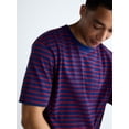 thumbnail image 5 of Free Assembly Striped Relaxed Heavyweight Tee with Short Sleeves, Sizes XS-3XL, 5 of 7